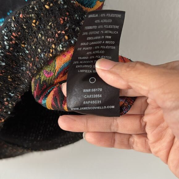 Anthropologie James Coviello Top Embroidered Spring Date Night Party - Picture 10 of 10